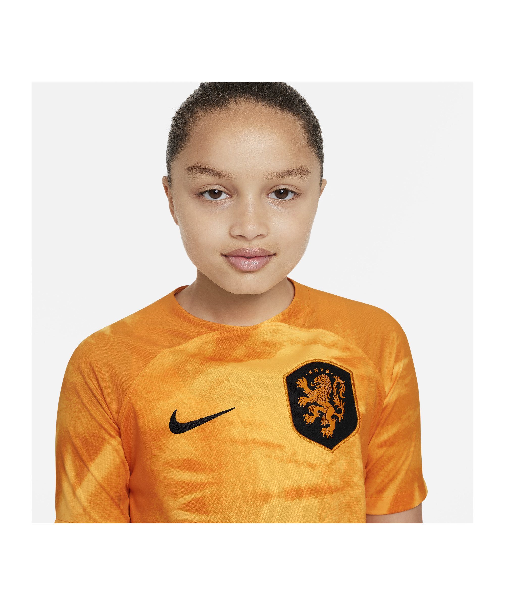 Nike Fußballtrikot Niederlande Trikot Home WM 2022 Kids