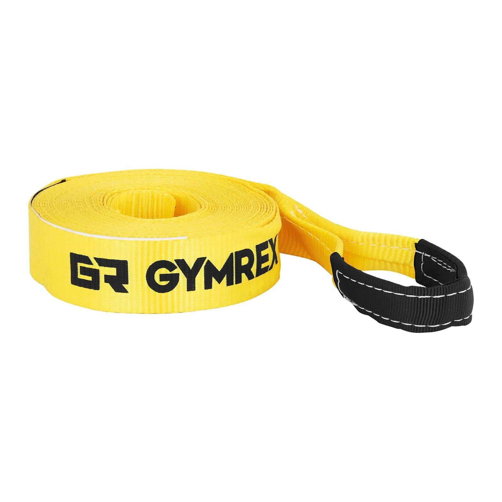 Gymrex Slackline 15m x 5cm Ratsche Anfänger 3t Baumschutz Trickline