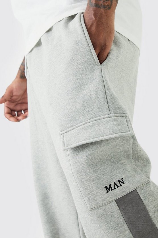 Plus Man Jogginghose mit Cargo-Taschen