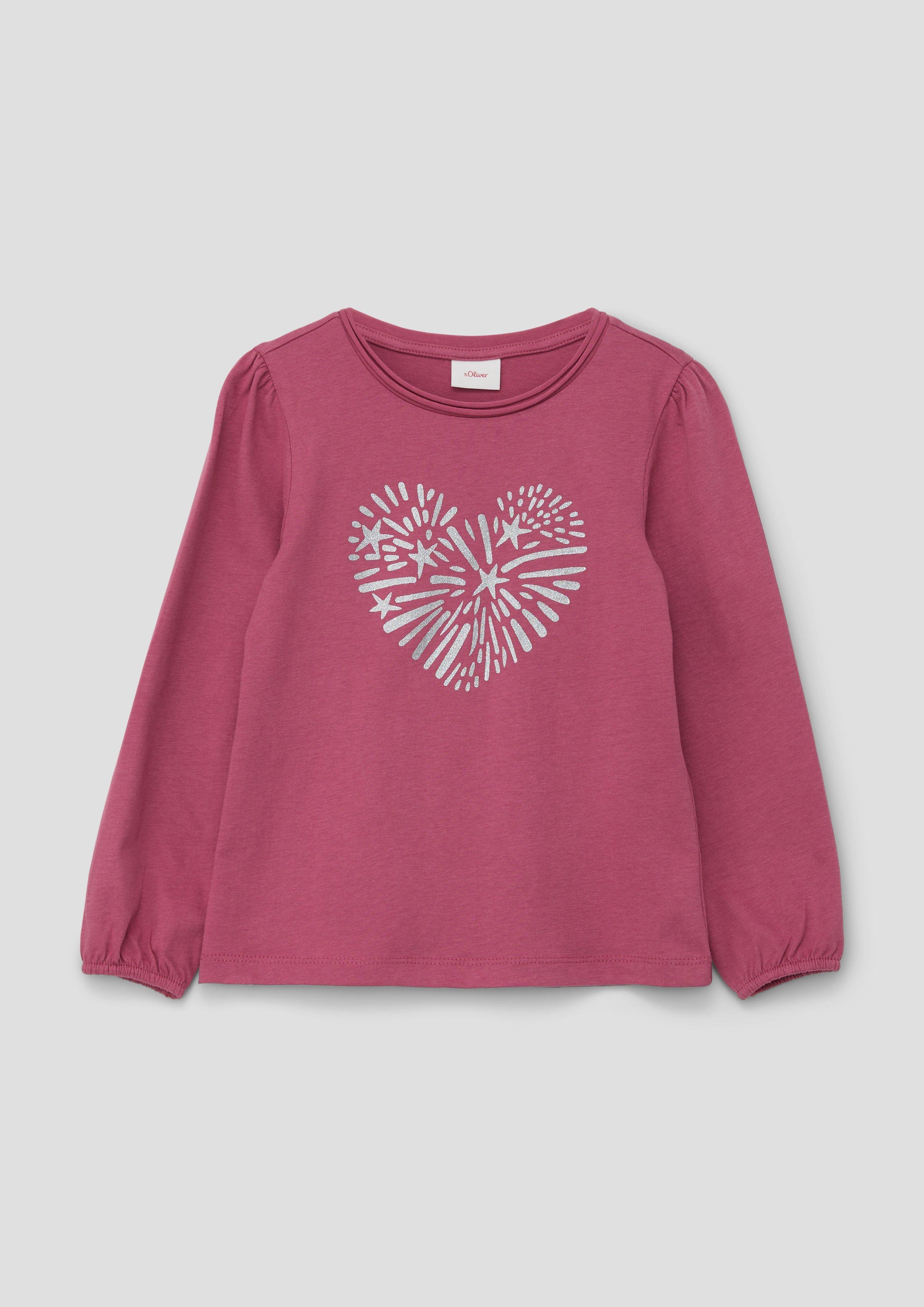Longsleeve mit glitzerndem Effektprint  2137351-4592