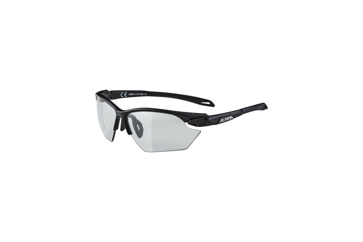Alpina Twist Five S HR V black matt / black mirror lens