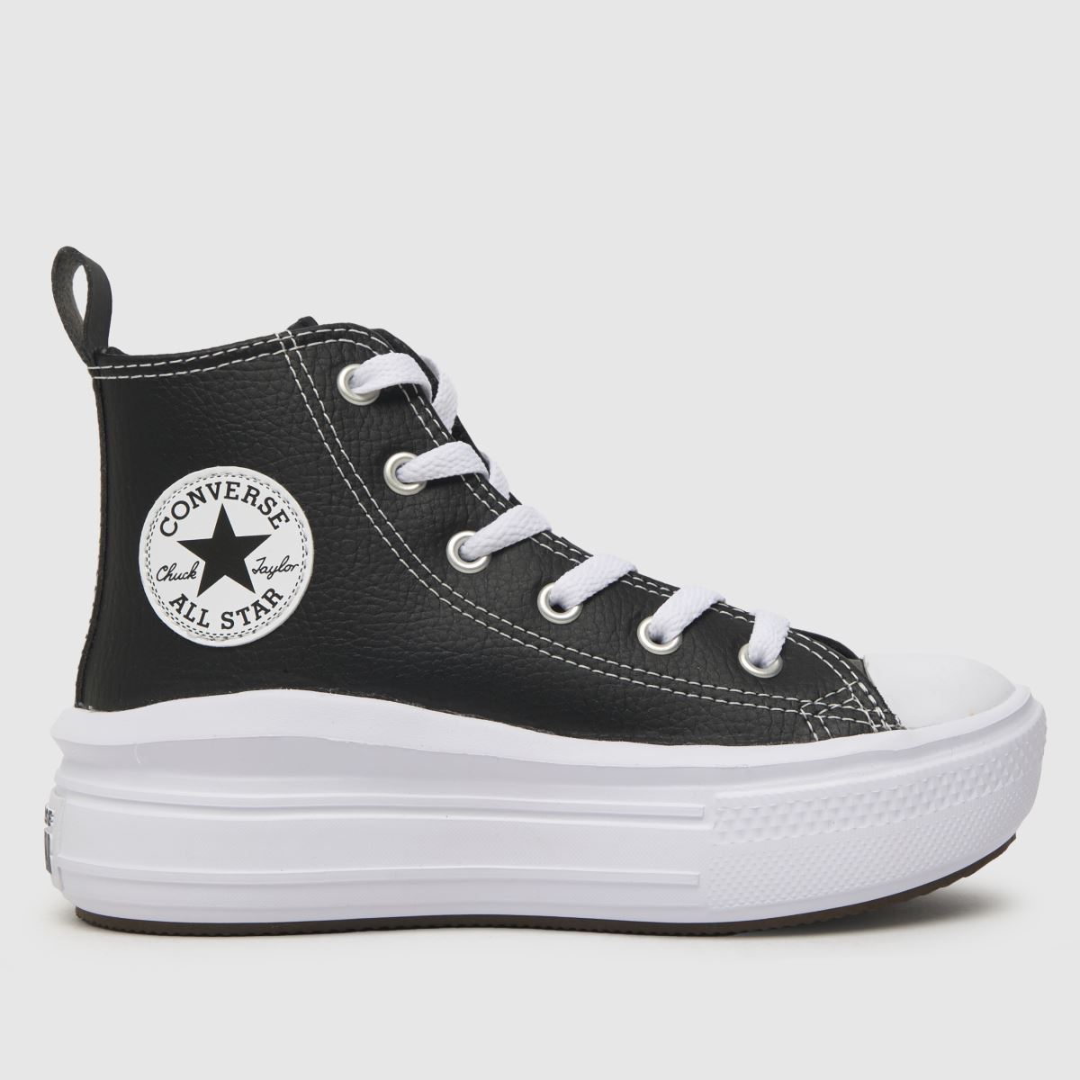 Converse svarta all star move hi flickor juniorsneakers