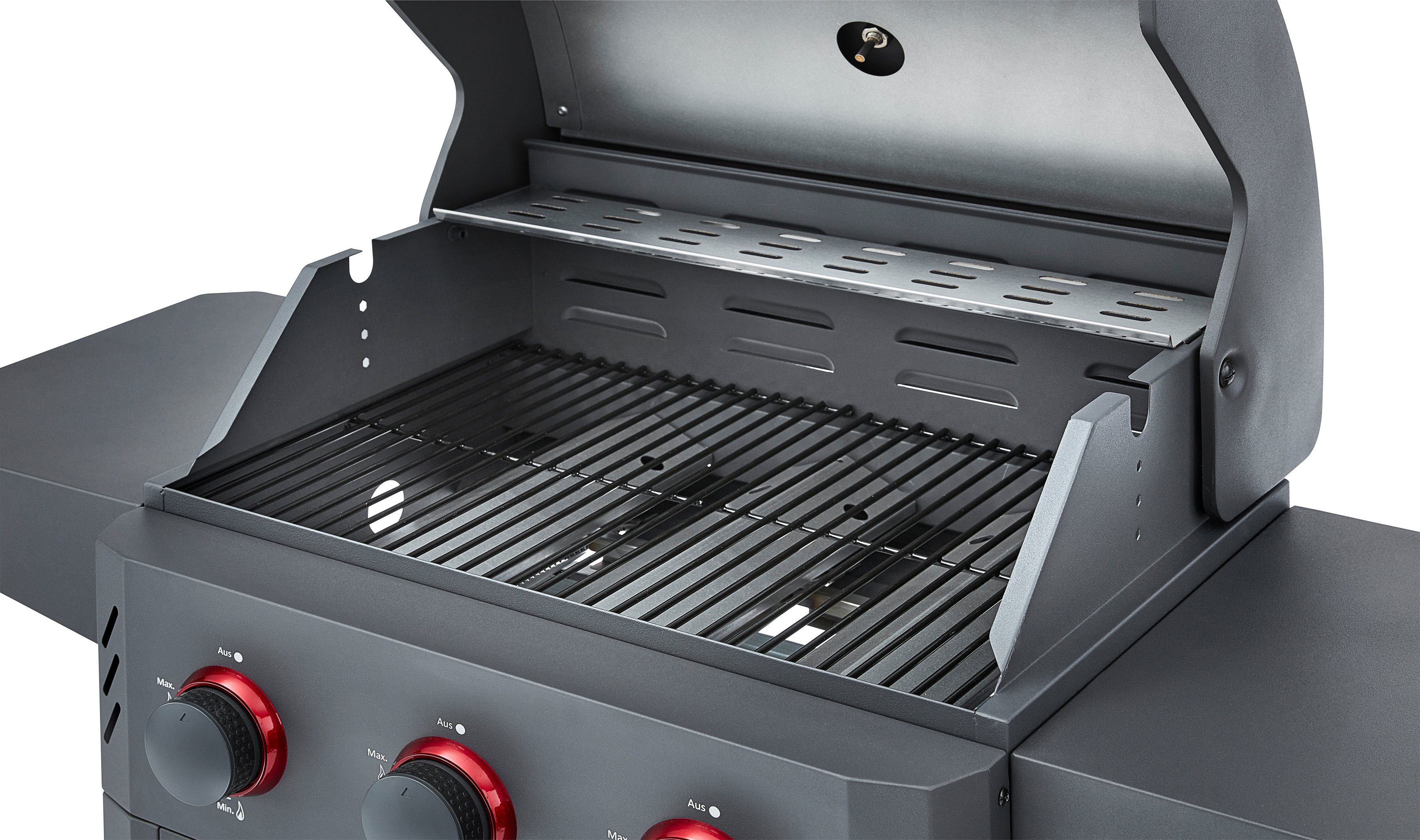 KONIFERA Gasgrill Salerno, BxTxH: 117x54x110 cm, mit Schutzhülle