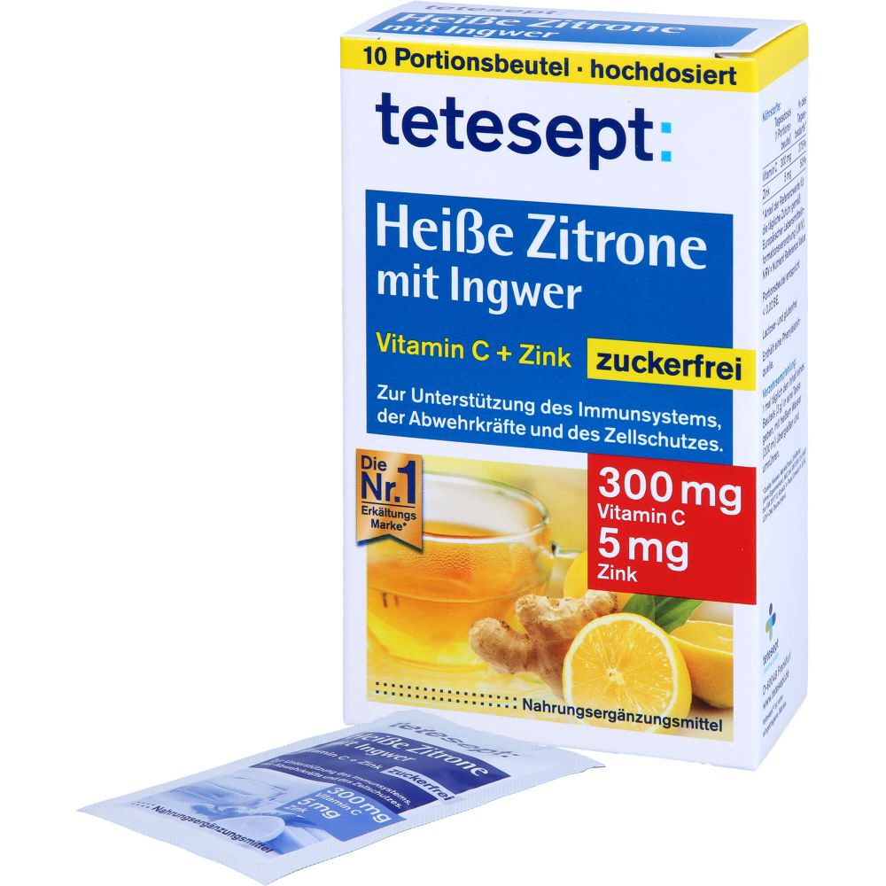 heiße Zitrone mit Ingwer zuckerfr.Pulver