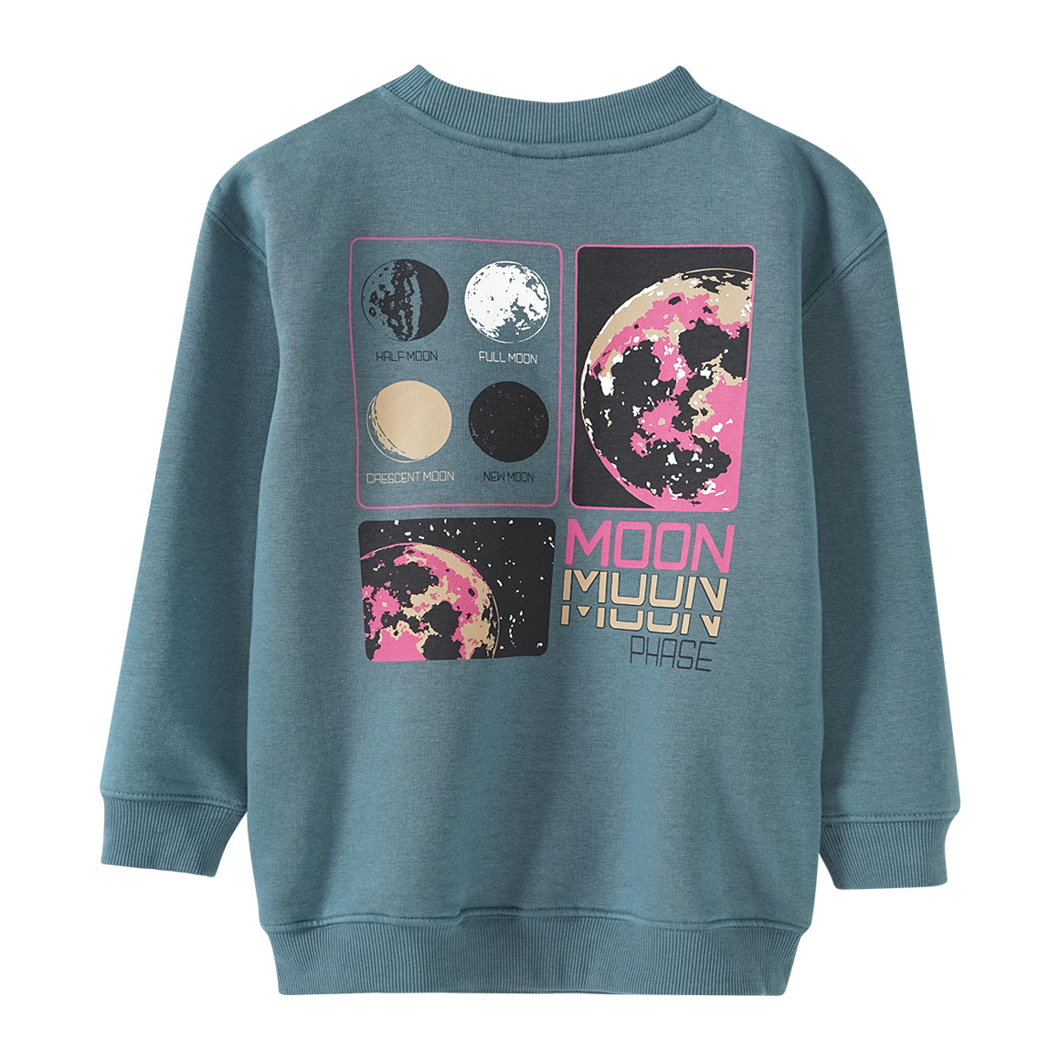 Jungen Sweatshirt mit großem Rückenprint