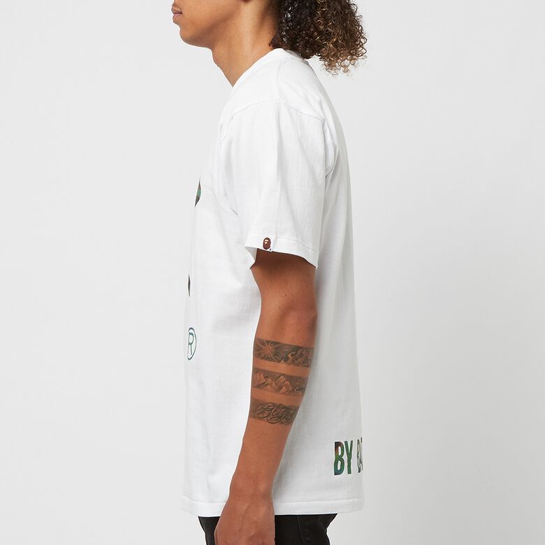 A Bathing Ape Bape Thernography Ape Face Tee M white