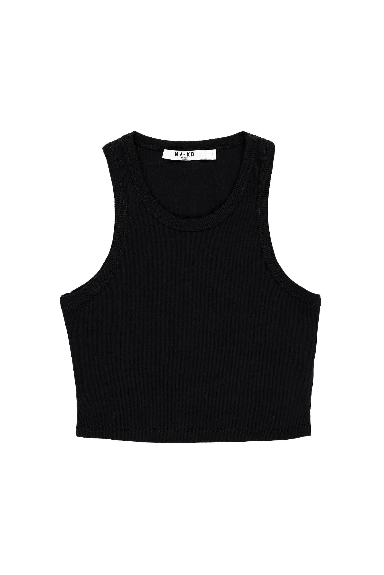Geripptes cropped Tanktop