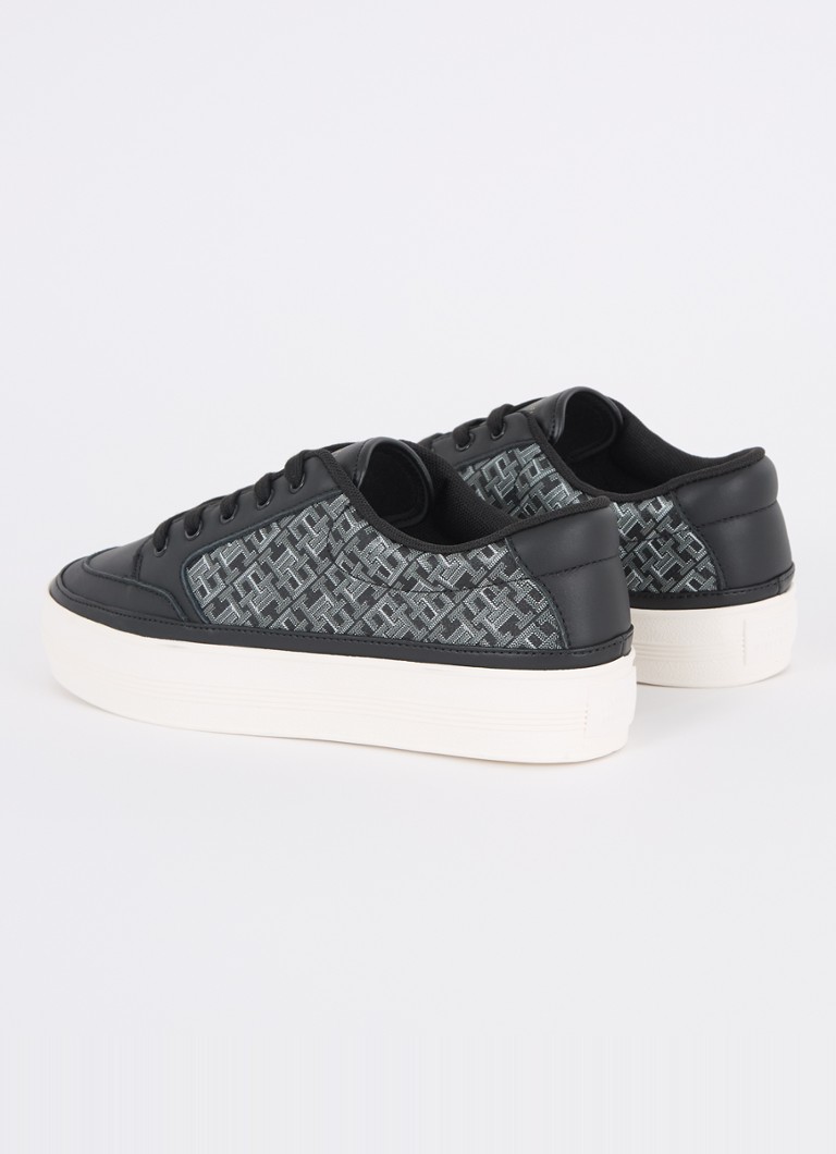 Baskets Tommy Hilfiger en cuir vulcanisé à logo imprimé