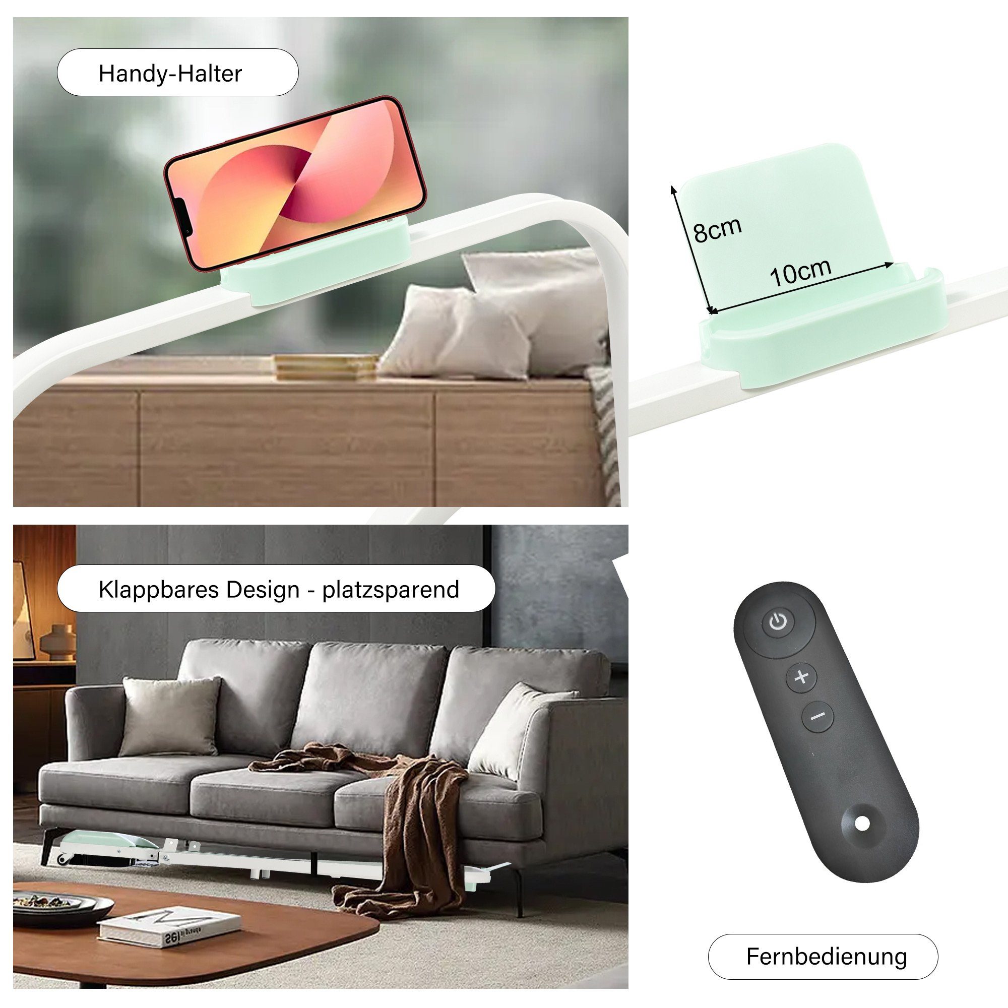 DOTMALL Laufband 2 in 1 Laufband für zuhause, Laufband mit Fernbedienun 1-6 km/h