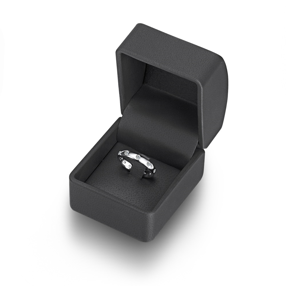 Trilani Bague en argent Argent sterling Oxyde de zirconium (CZ) en Argent Bague