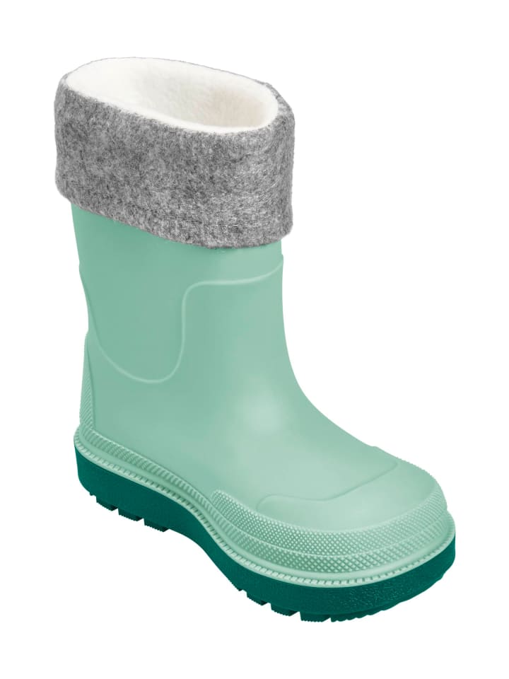Playshoes Regenstiefel mit Futter in grün günstig kaufen