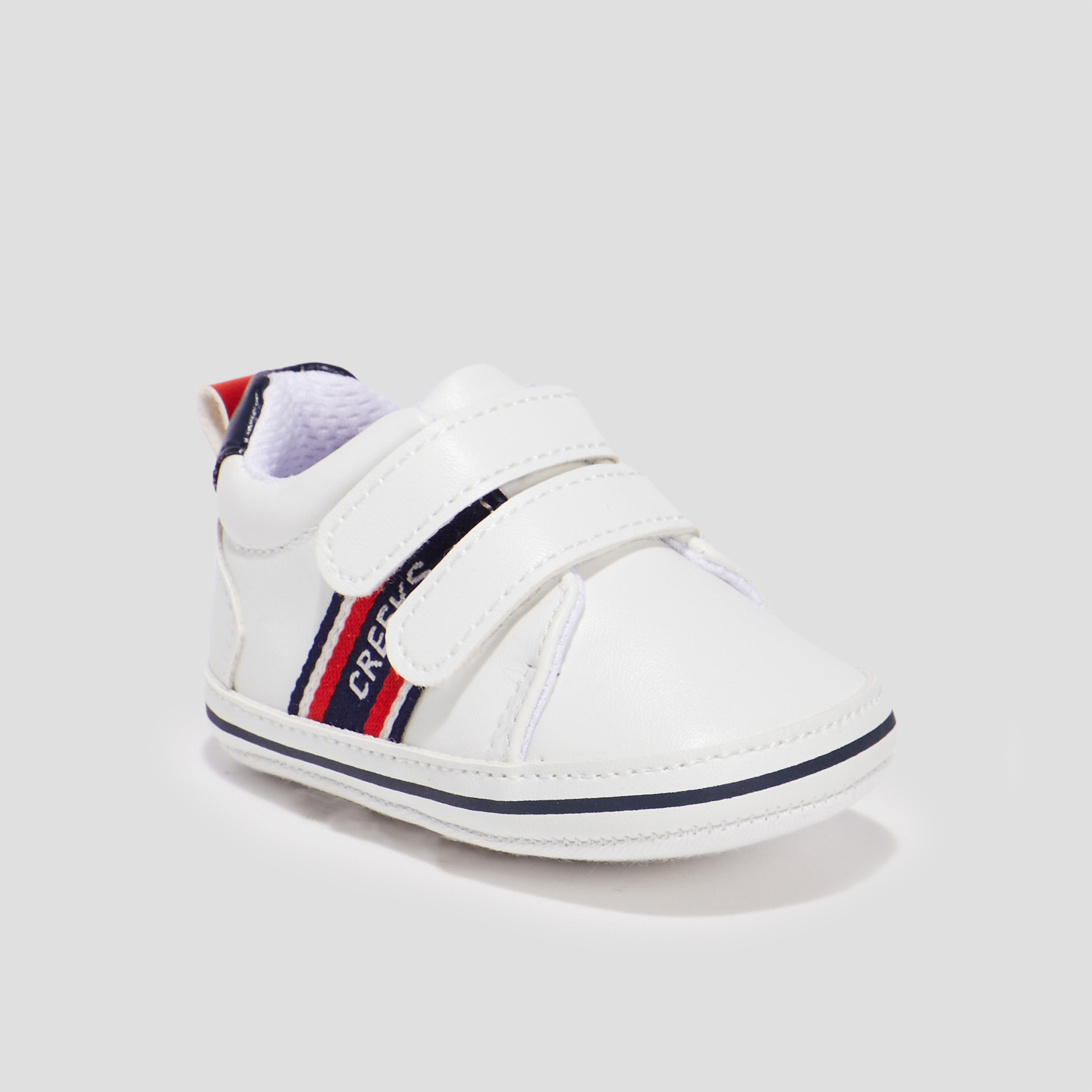 Bottillons à scratchs blanc bébé garçon | La Halle