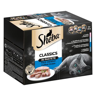 Multipack Sheba Varietäten Schälchen 12 x 85 g