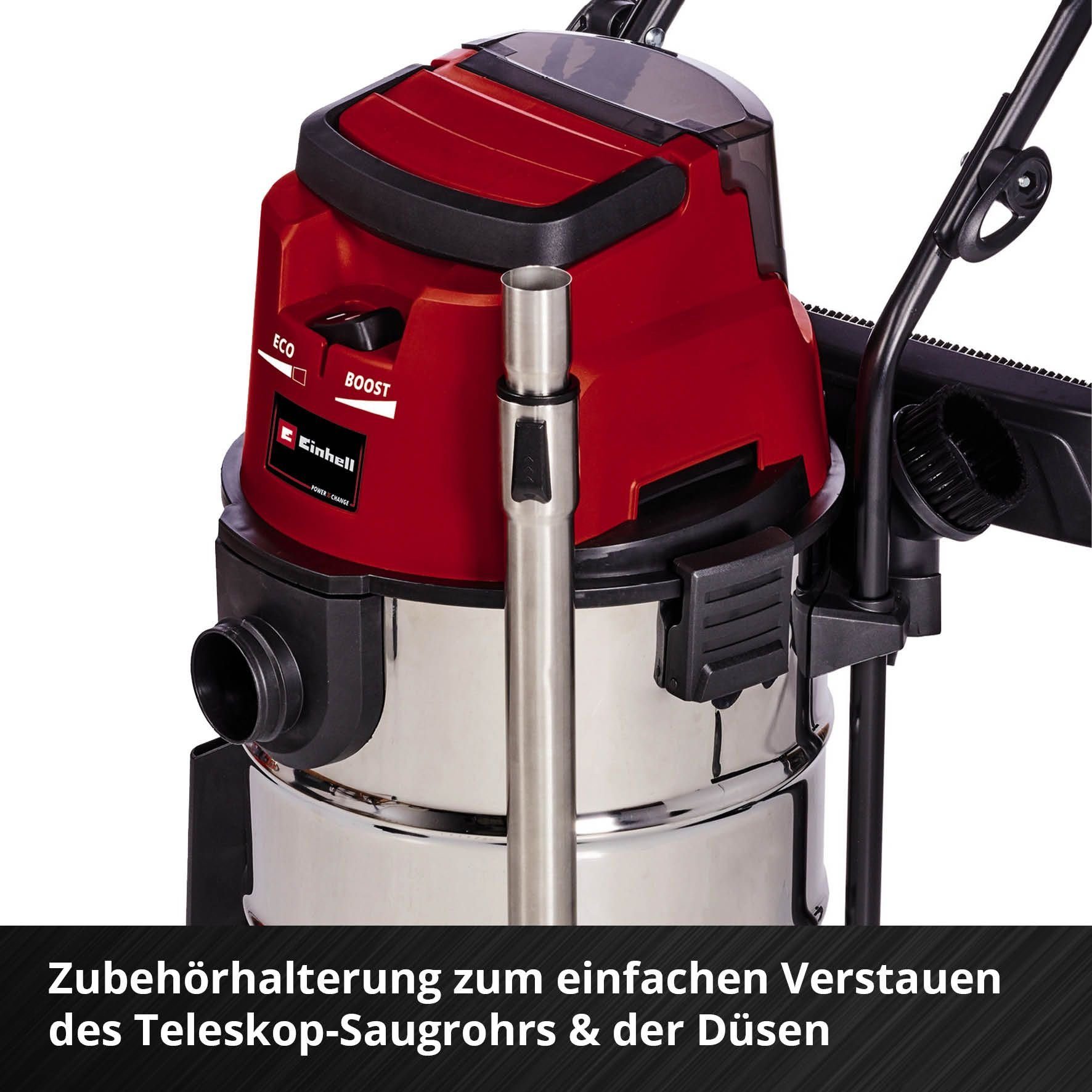 Einhell Nass-Trocken-Akkusauger TE-VC 36/30 Li S-Solo, 900 W, mit Beutel, Power X-Change, ohne Akku und Ladegerät