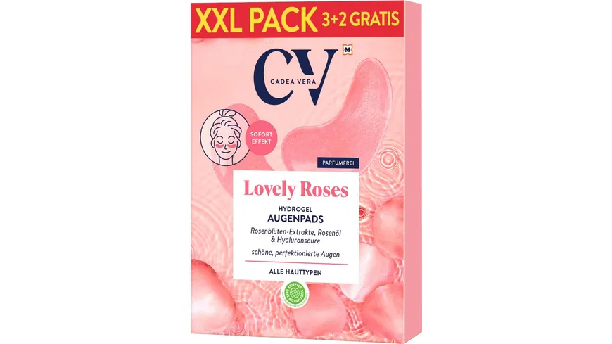CV Lovely Roses Hydrogel Augenpads XXL PACK