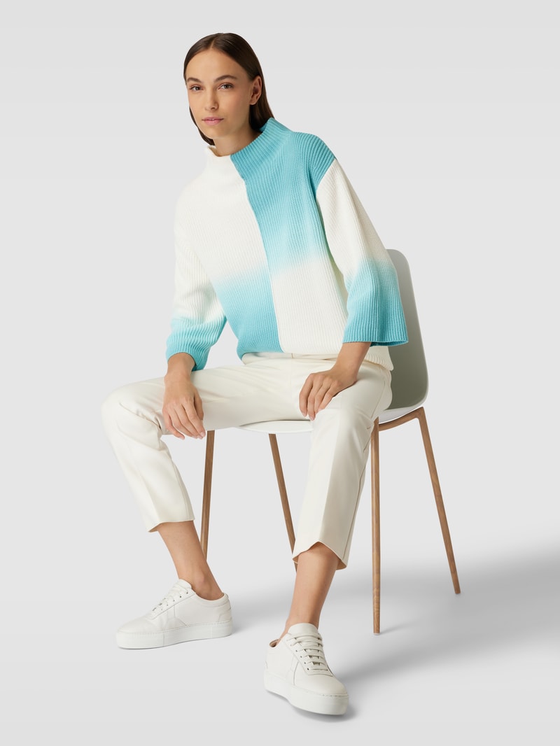 Strickpullover mit Farbverlauf in offwhite