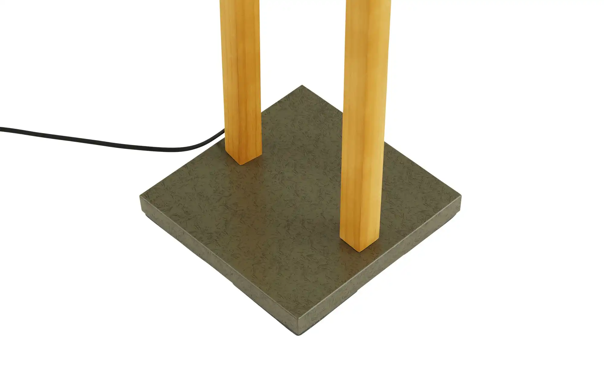 Trio Stehleuchte, 4-flammig, Nickel antik/Pinienholz
