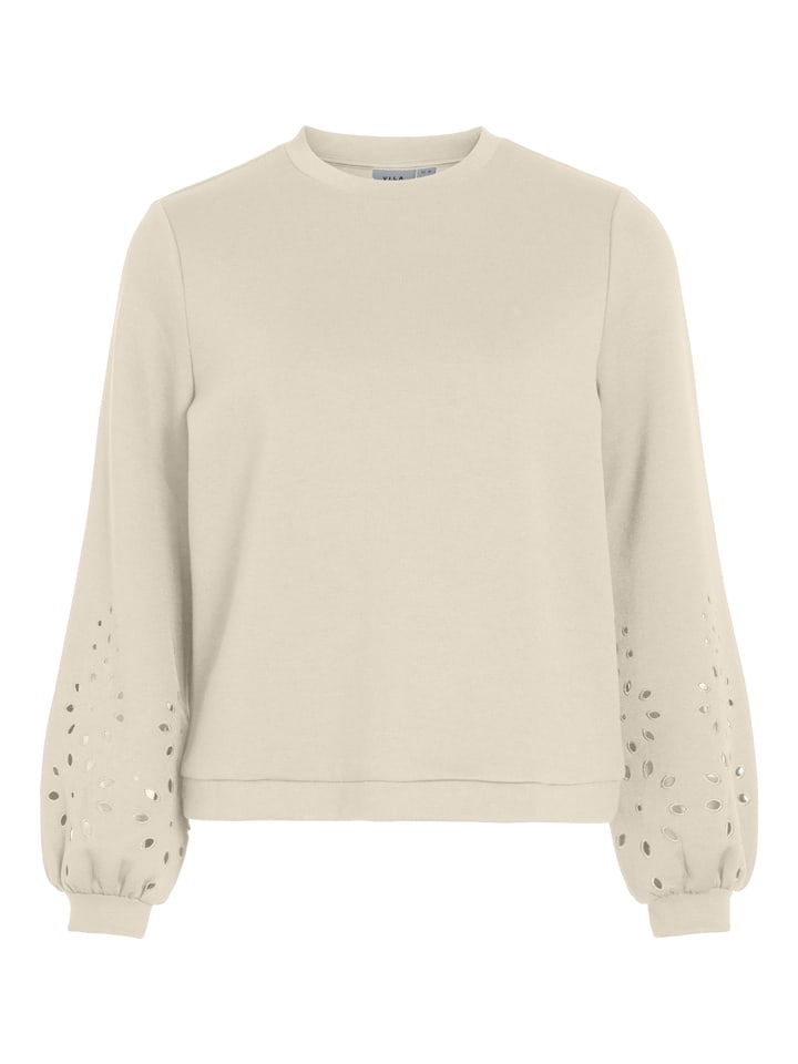 Vila Sweatshirt in Creme günstig kaufen