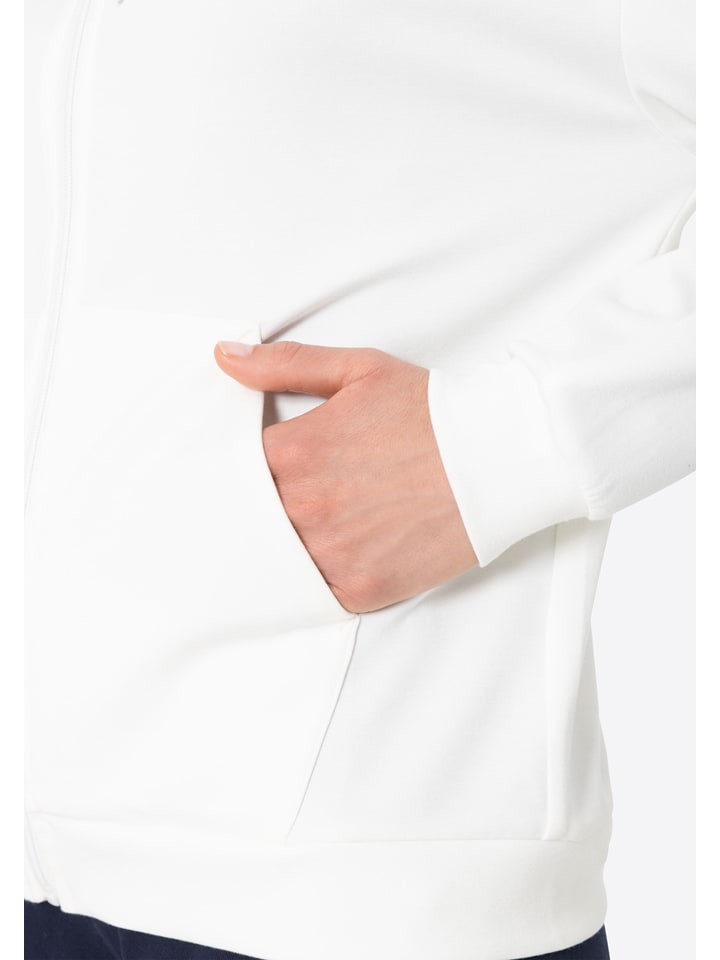 Timezone Sweatjacke in Weiß günstig kaufen