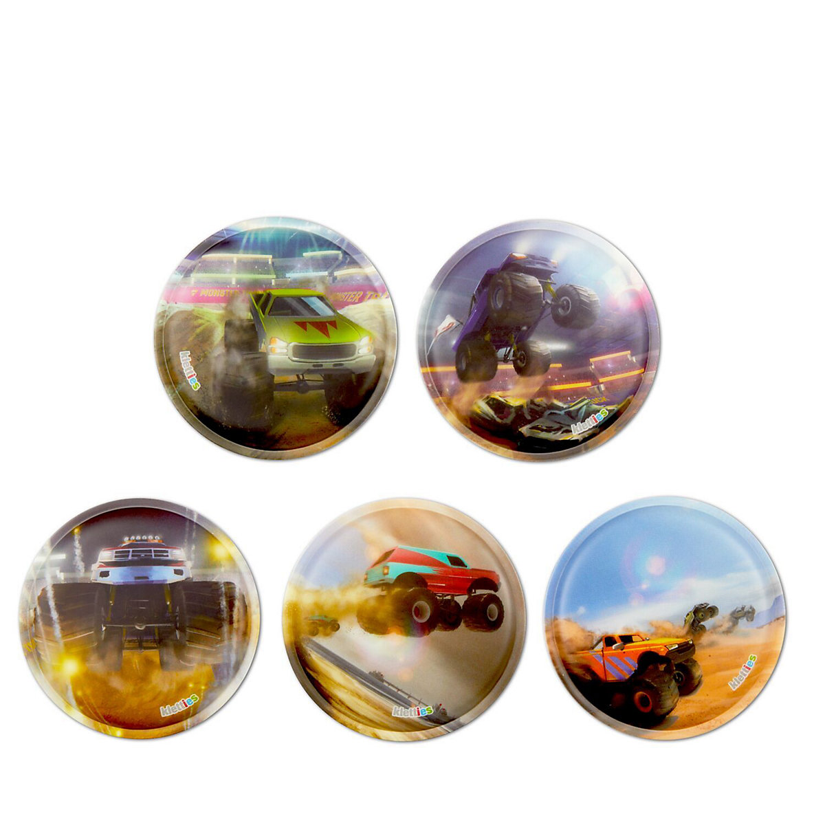 Klettie-Set Monstertrucks, 5-tlg.