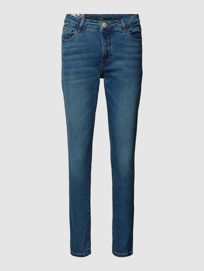 Slim Fit Jeans im 5-Pocket-Design Modell 'Evita Vintage' in jeans