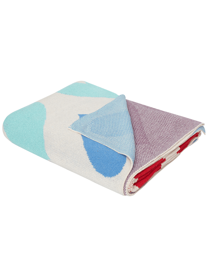 Beliani Kuscheldecke KOHAT in Beige/Bunt/Schwarz - (W) 130 x (H) 0.5 x (L) 170 cm günstig kaufen onesize