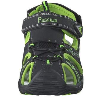 Puccetti Sandale in schwarz