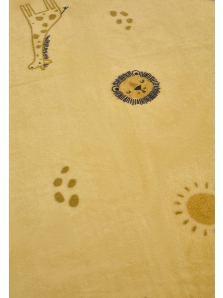 Sterntaler Babydecke Plüsch SAFARI in ocker günstig kaufen onesize