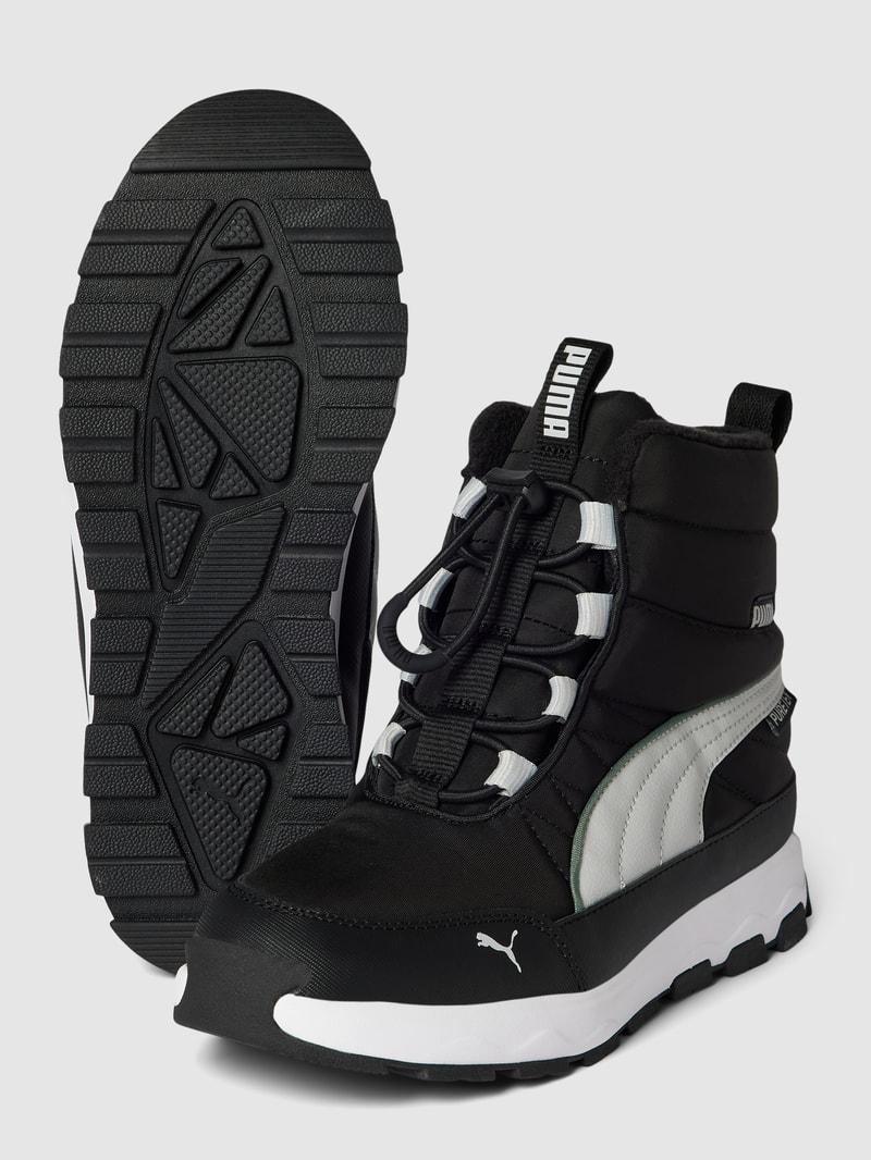 Boots mit Stepp-Besatz Modell 'Evolve' in schwarz