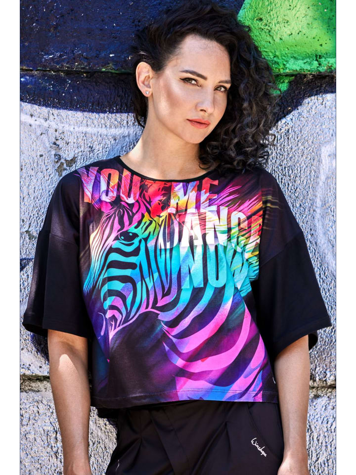 Winshape Functional Light and Soft Dance-Top DT109LS in rainbow zebra/black günstig kaufen