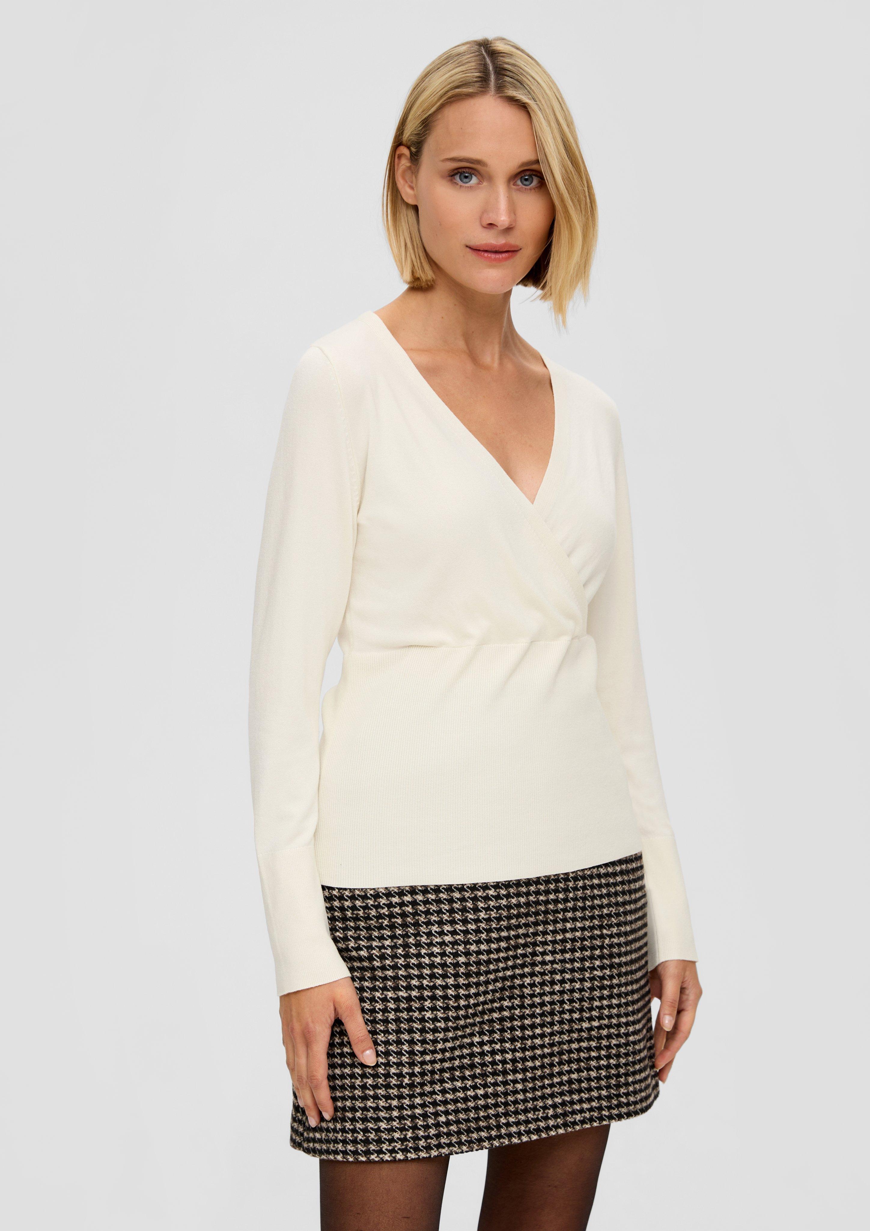 Pullover in Wickeloptik  2138080-0700