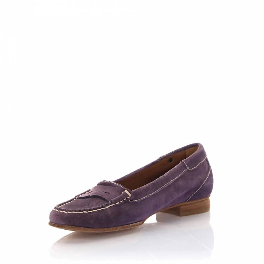 Rossano Bisconti - Slipper Softy Veloursleder lila - lila
