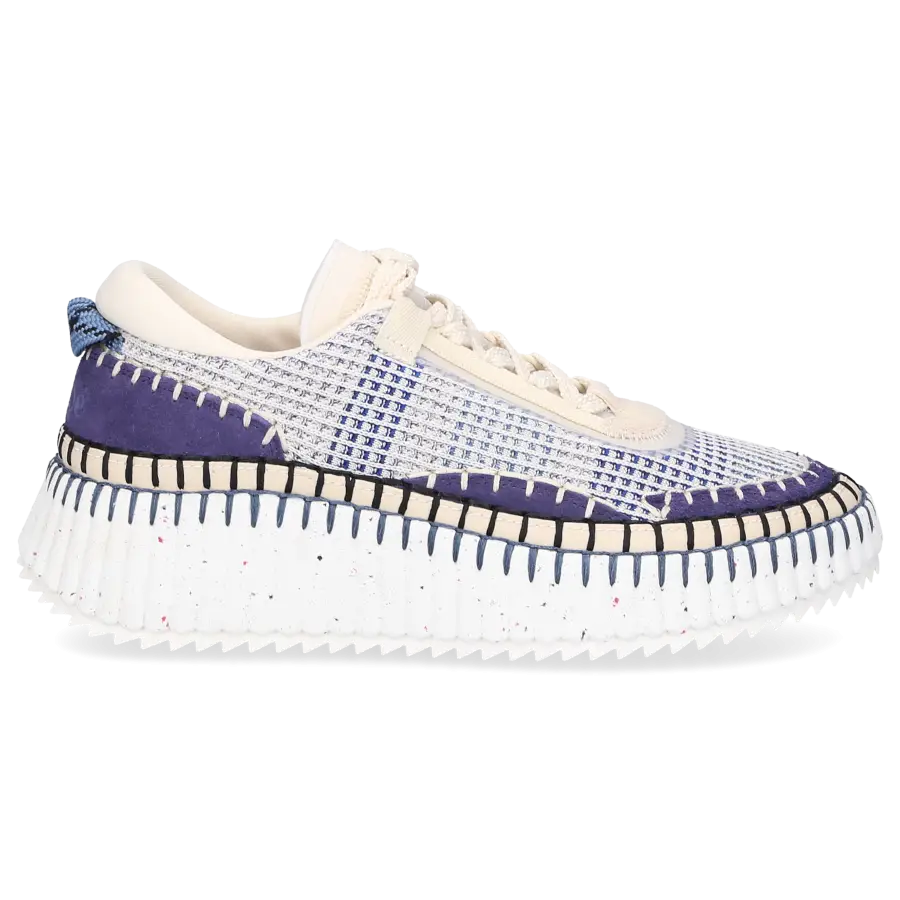 Chloé - Sneaker low NAMA Baumwolle - weiß