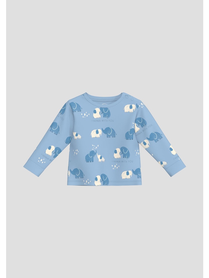 s.Oliver T-Shirt langarm in Blau günstig kaufen