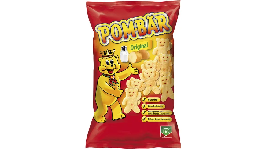 funny-frisch POM-BÄR Kartoffelsnack Original 75 g