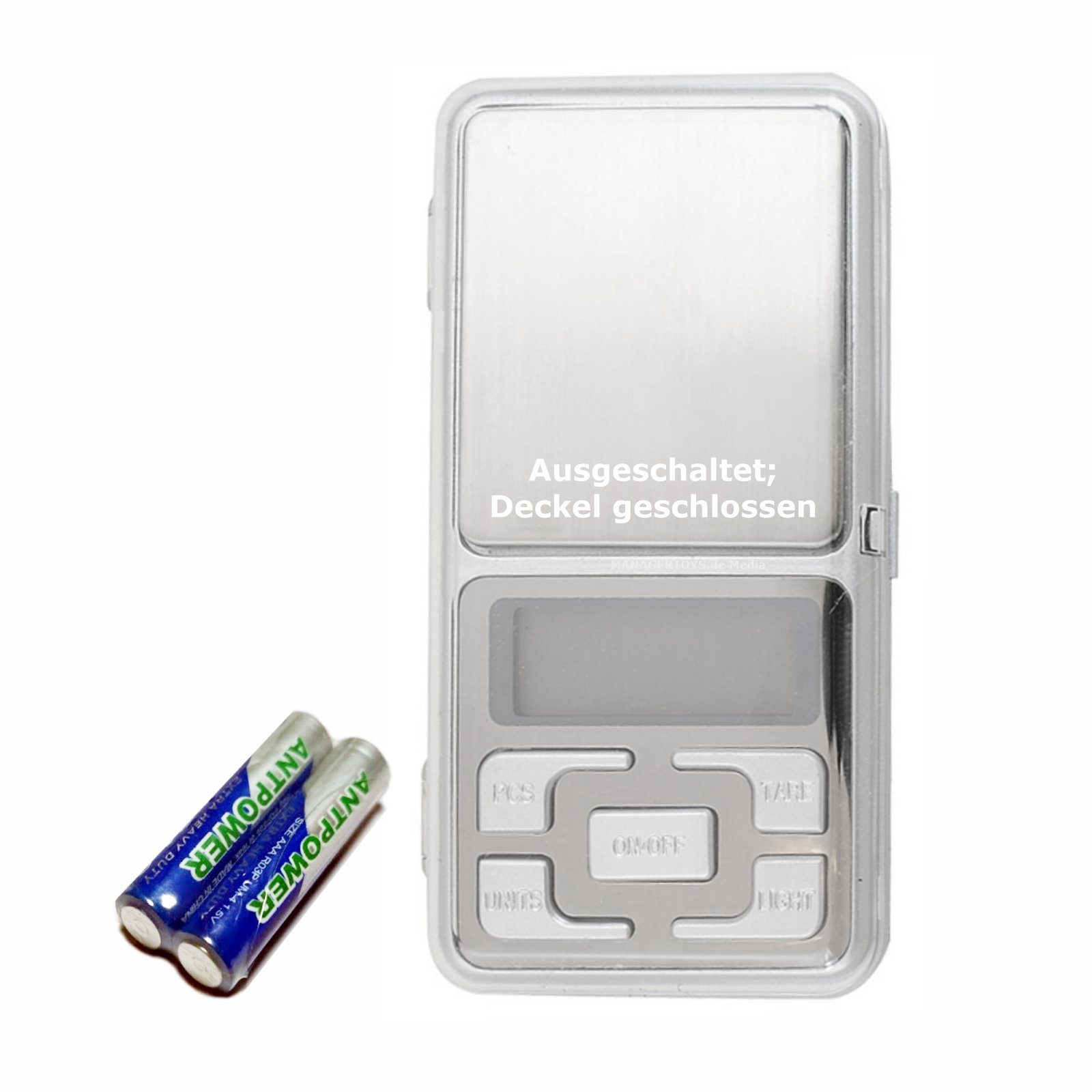 VARA Taschenwaage Pocketwaage 200g / 0,01g Feinwaage kleine Waage Digitalwaage