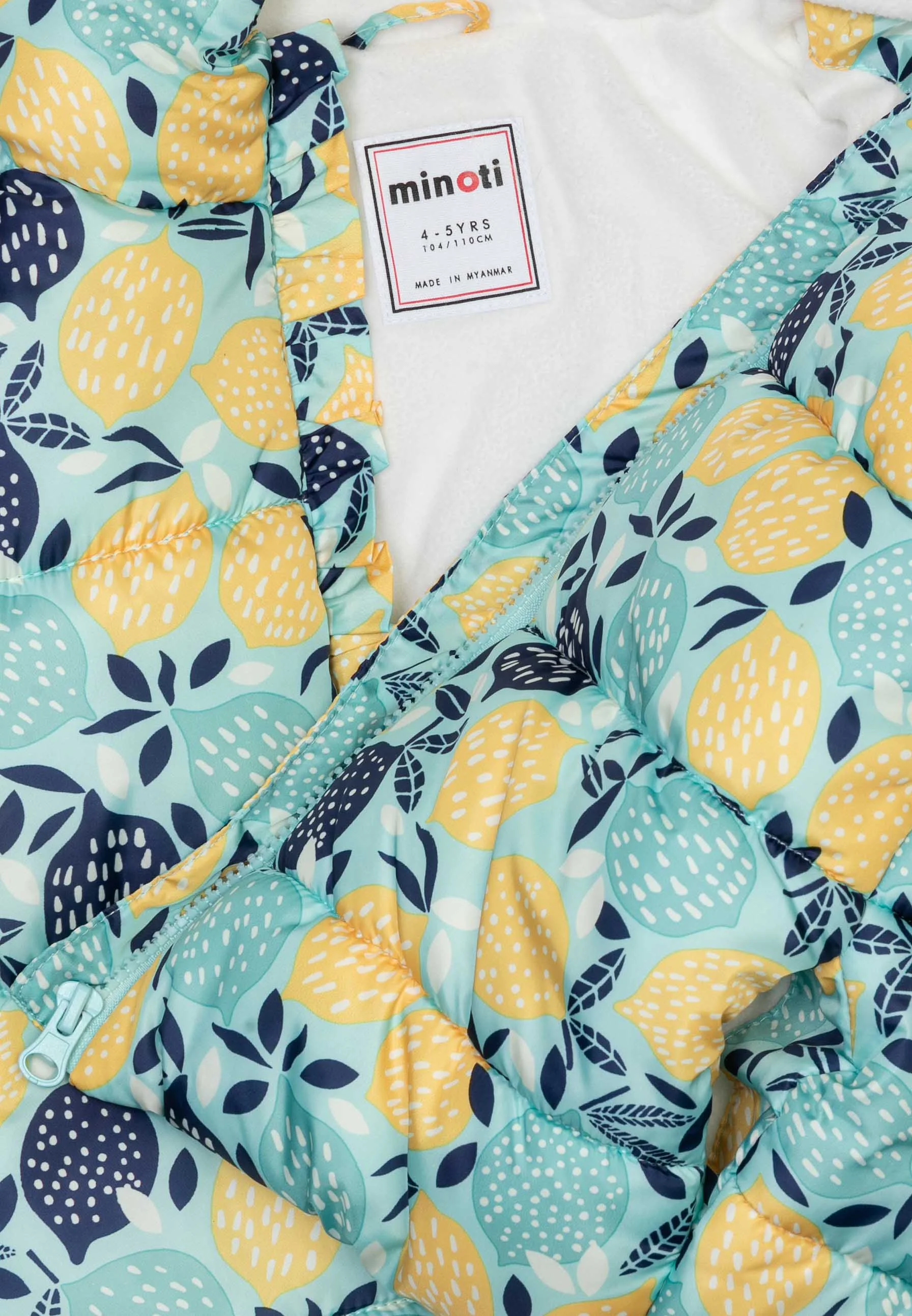 MINOTI - Chaqueta acolchada estampada con capucha - Sin mangas