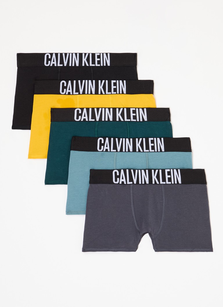 Calvin Klein Boxer Shorts with logo waistband in a 5-pack