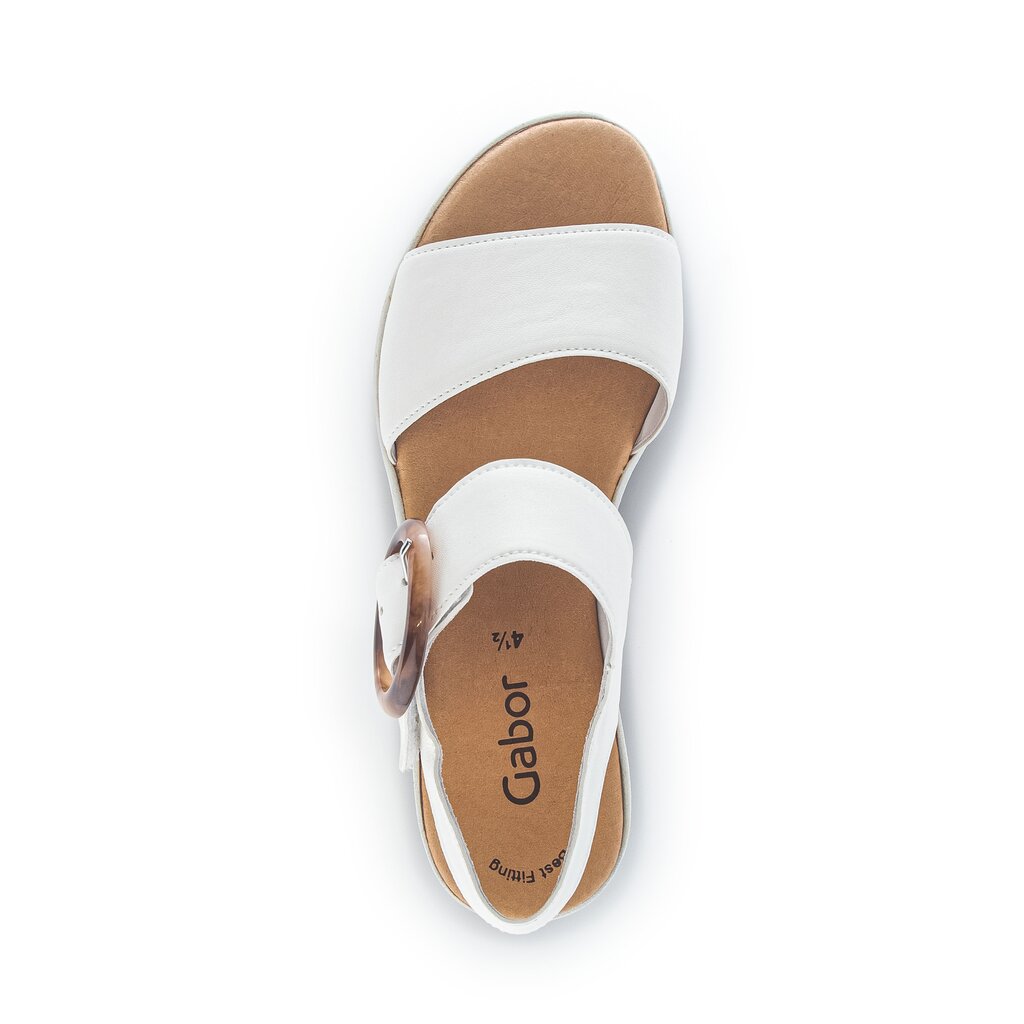 Gabor fashion Plateau Sandale creme