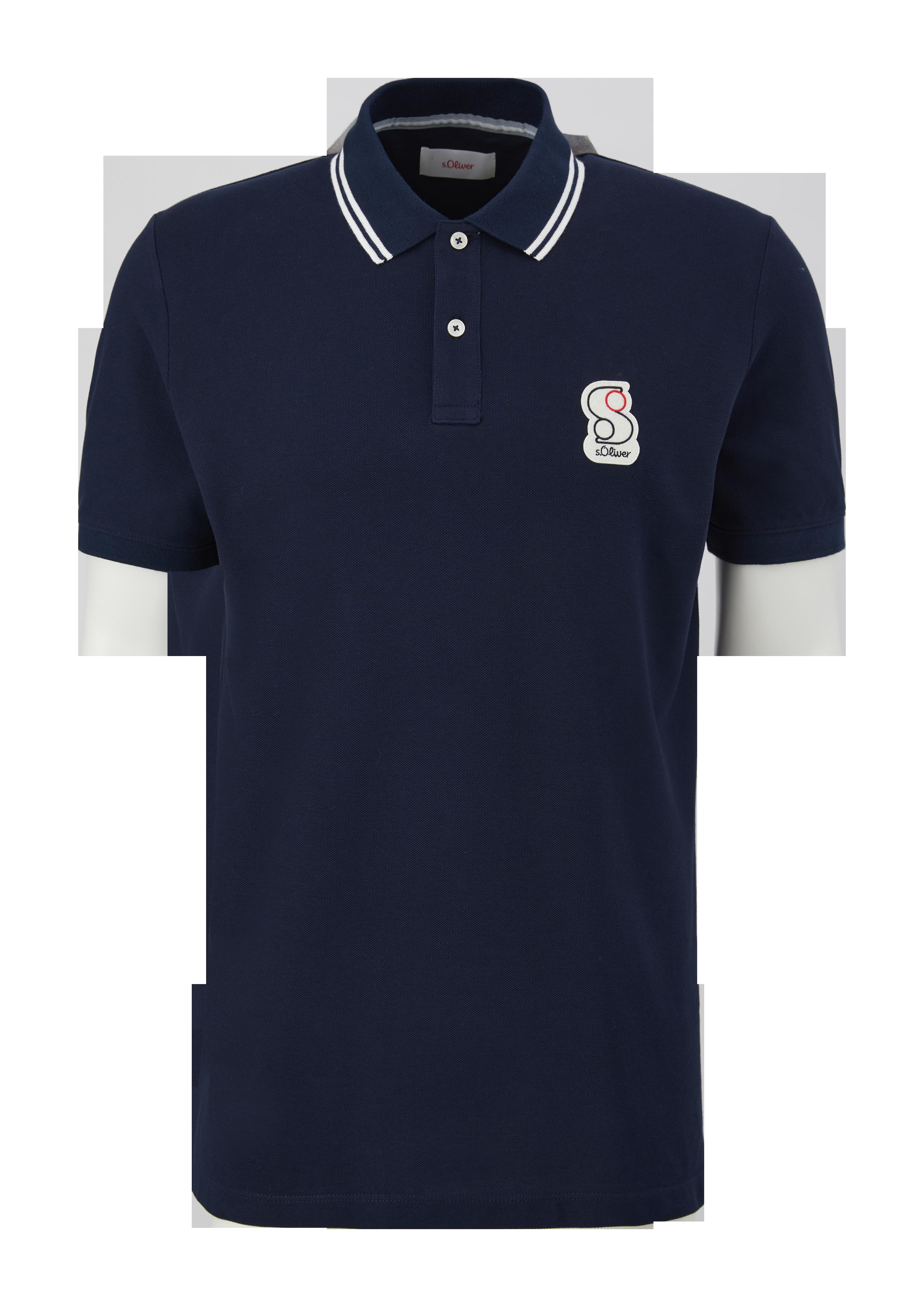 Poloshirt mit Labelpatch  2132729-5955