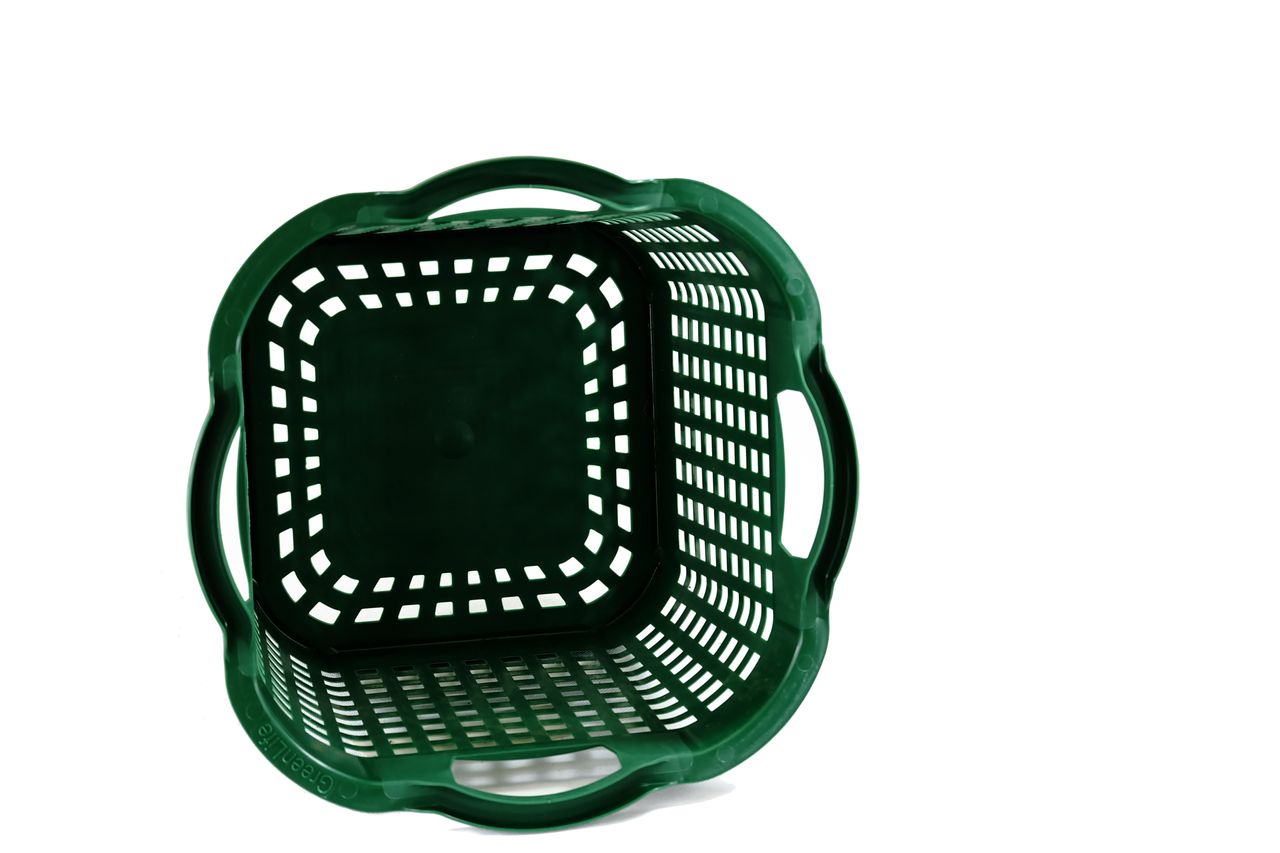 GreenLife Uni-Korb 25 kg, 10 Stück, drehstapelbar, grün