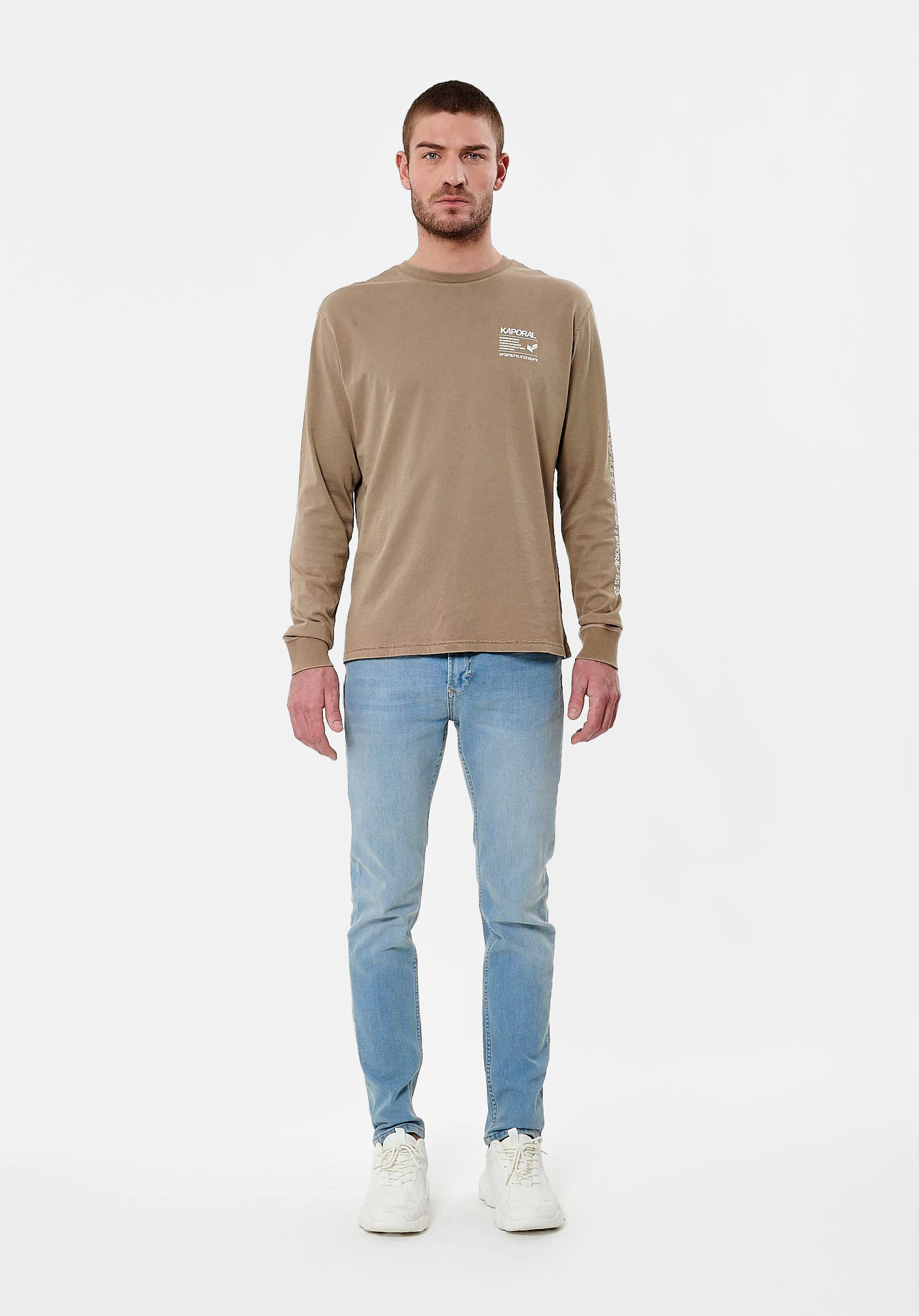 CADUC  T-shirt beige Homme
