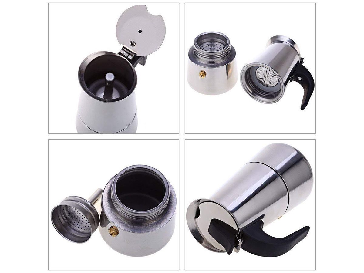 Nonna  6 Tassen RVS Kaffeemaschine