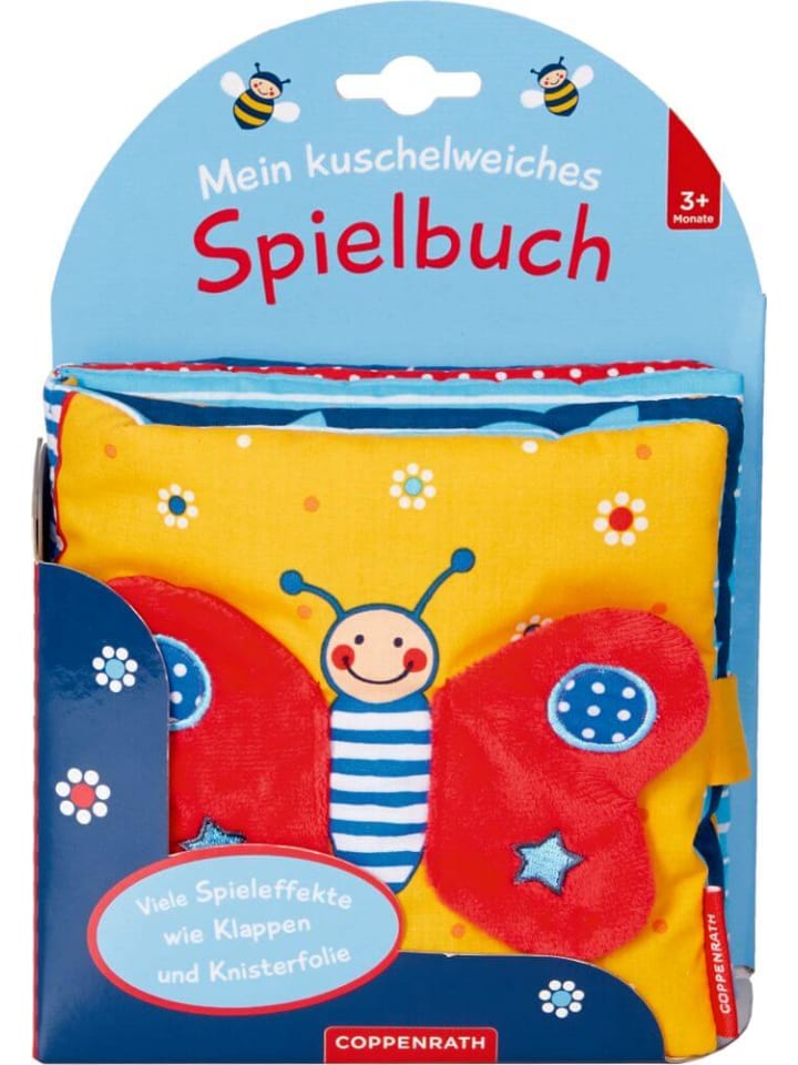 Coppenrath Stoffbuch - Mein kuschelweiches Spielbuch Kleiner Schmetterling, 8 Seiten günstig kaufen onesize