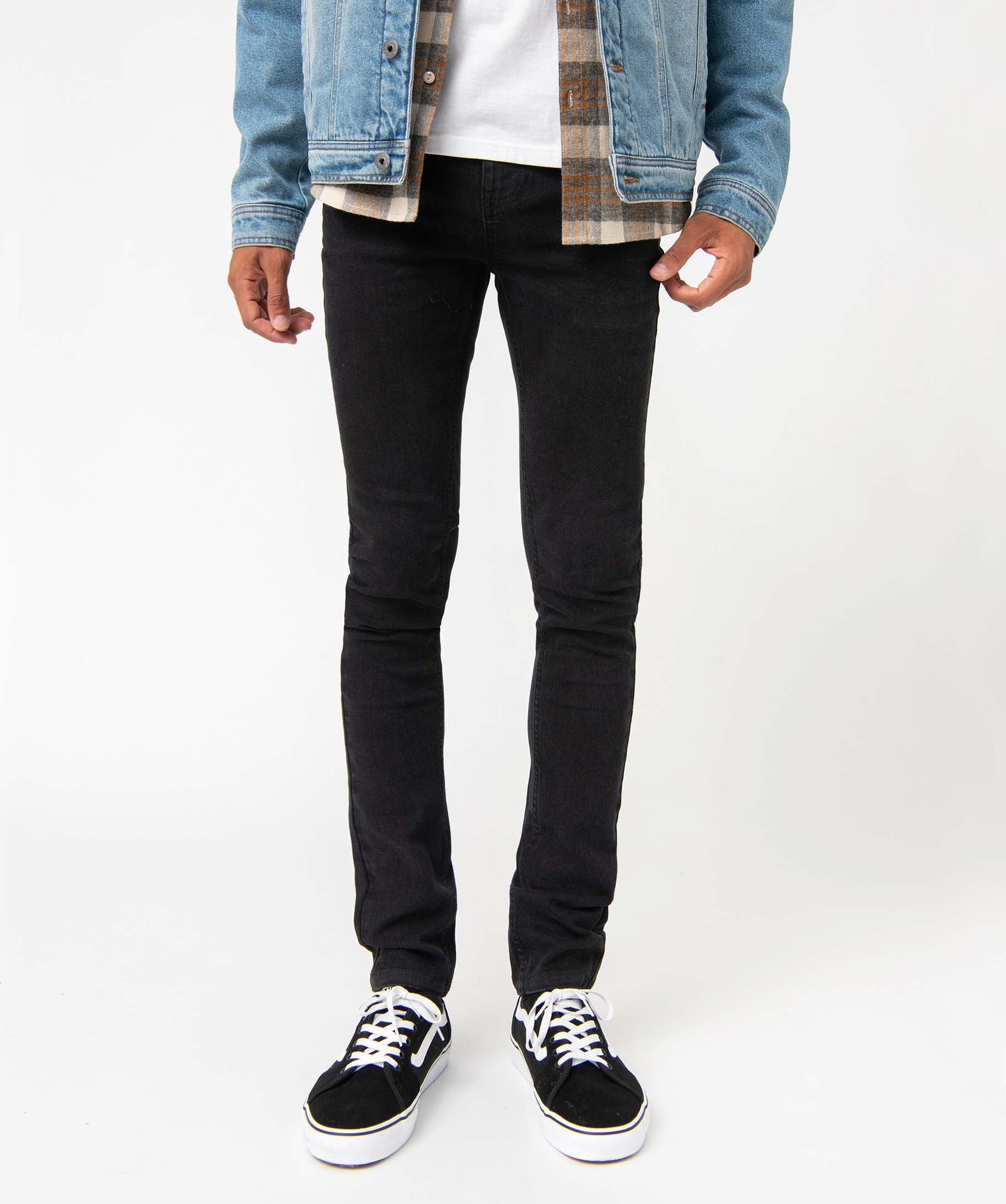Jean homme coupe Skinny délavé stone | GEMO