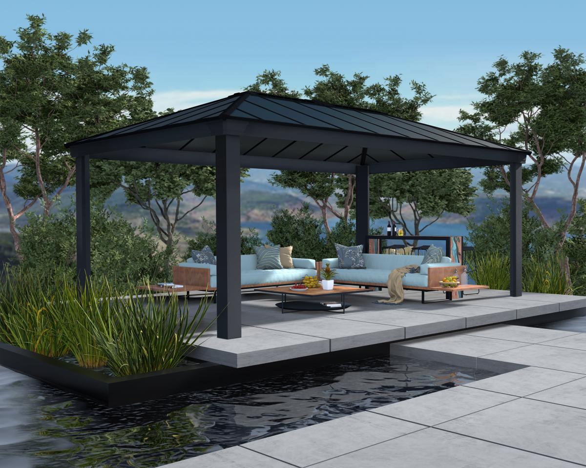 Canopia by Palram Palram Alu Pavillon Gartenpavillon Dallas 6100