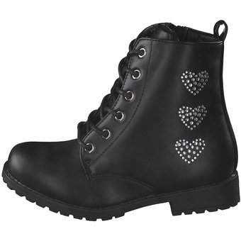 Barbarella Schnür Boots in schwarz