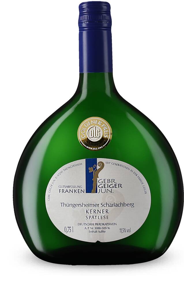Weingut Gebr. Geiger jun. Kerner Spätlese halbtrocken Thüngersheimer Scharlachberg 2020