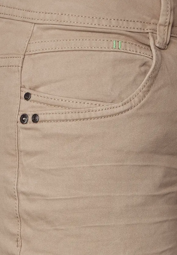 CECIL Slim Fit Hose in Unifarbe