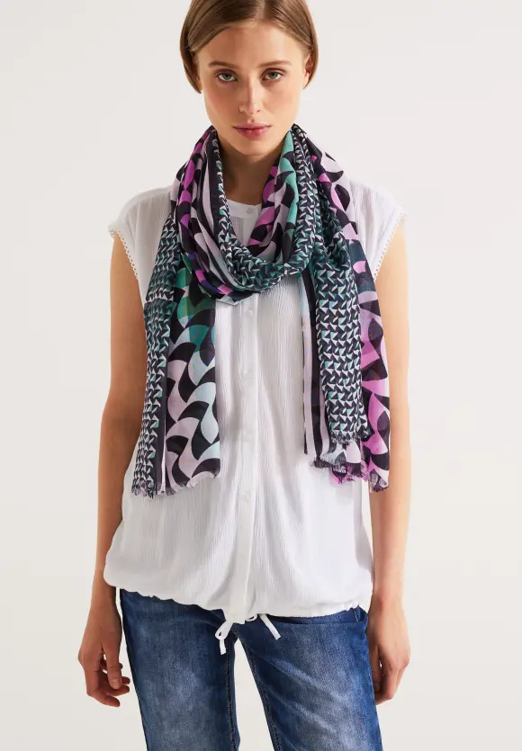 Street One Multicolor Print Schal